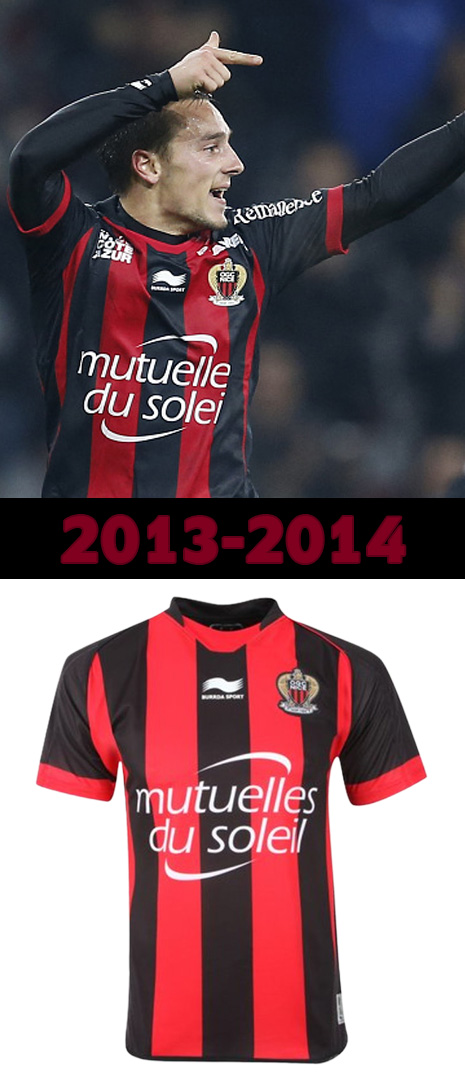 Maillot Domicile Nice 2013-2014