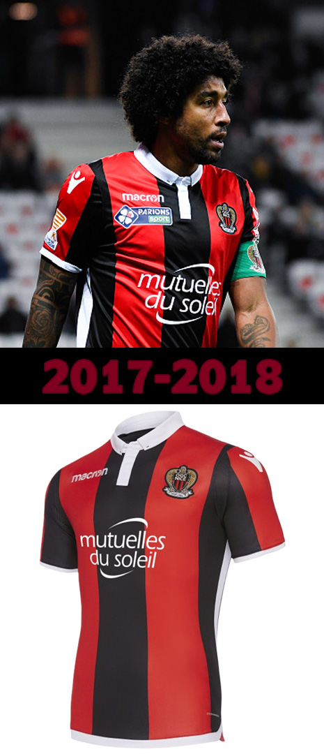 Maillot Domicile Nice 2017-2018