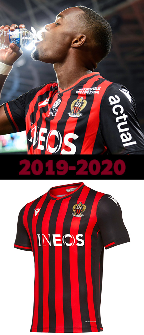 Maillot Domicile Nice 2019-2020