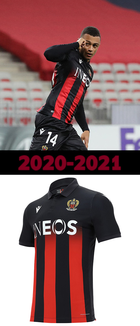 Maillot Domicile Nice 2020-2021