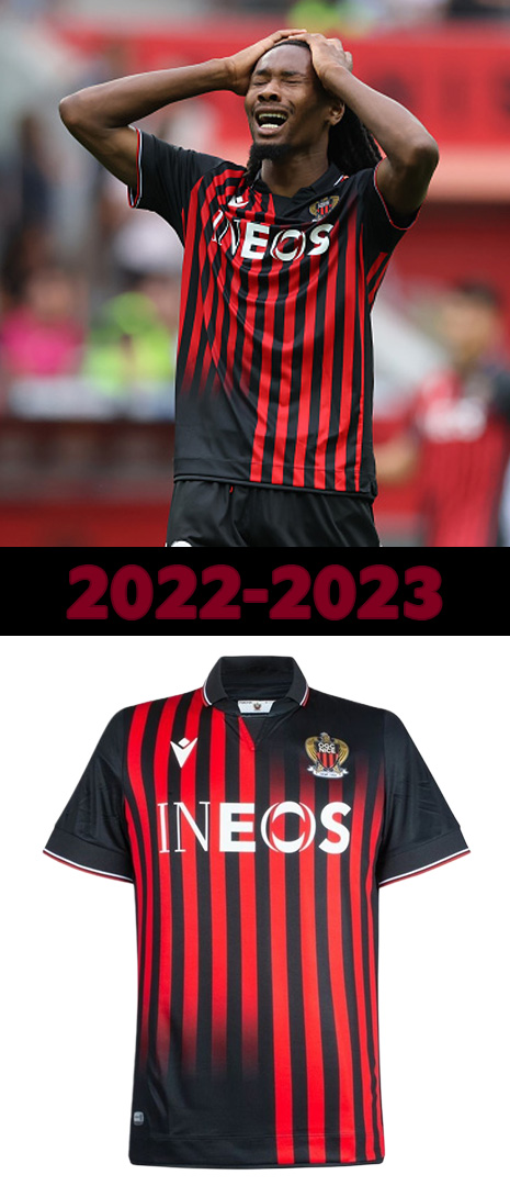 Maillot Domicile Nice 2022-2023