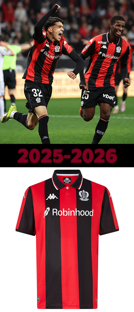 Maillot Nice 2025-2026 Domicile