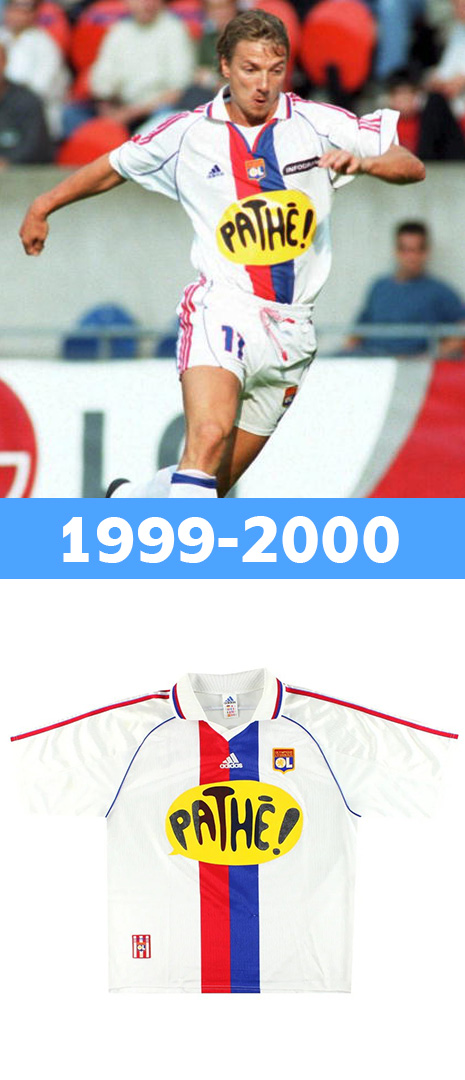 Maillot Domicile Olympique lyonnais 1999-2000