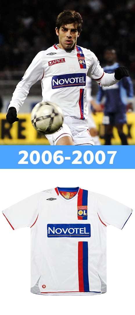 Maillot Domicile Olympique lyonnais 2006-2007