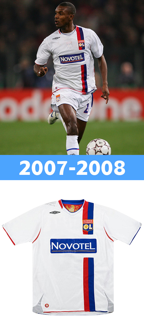 Maillot Domicile Olympique lyonnais 2007-2008