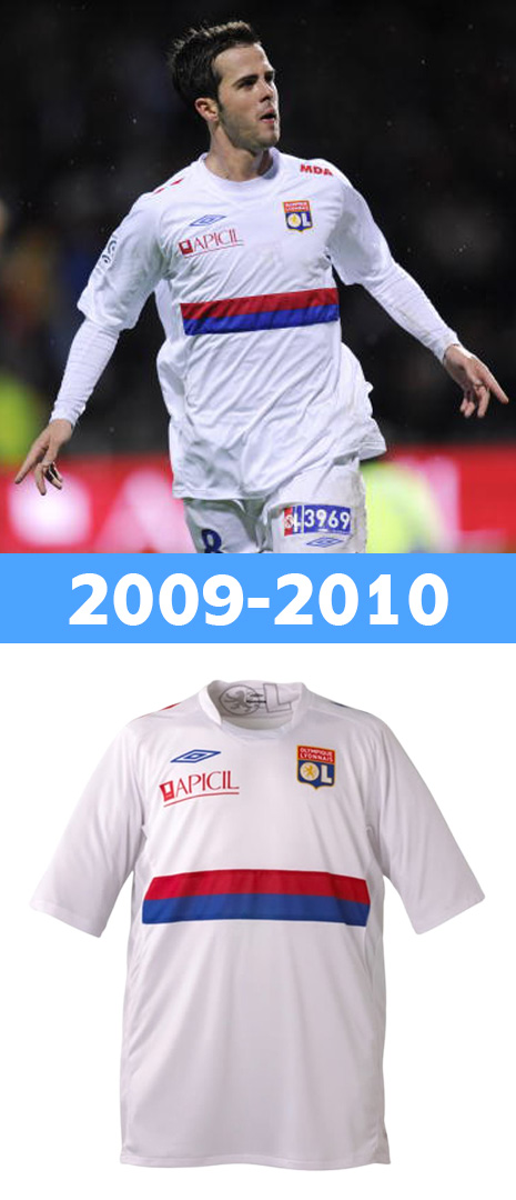 Maillot Domicile Olympique lyonnais 2009-2010