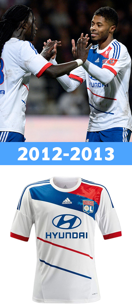Maillot Domicile Olympique lyonnais 2012-2013