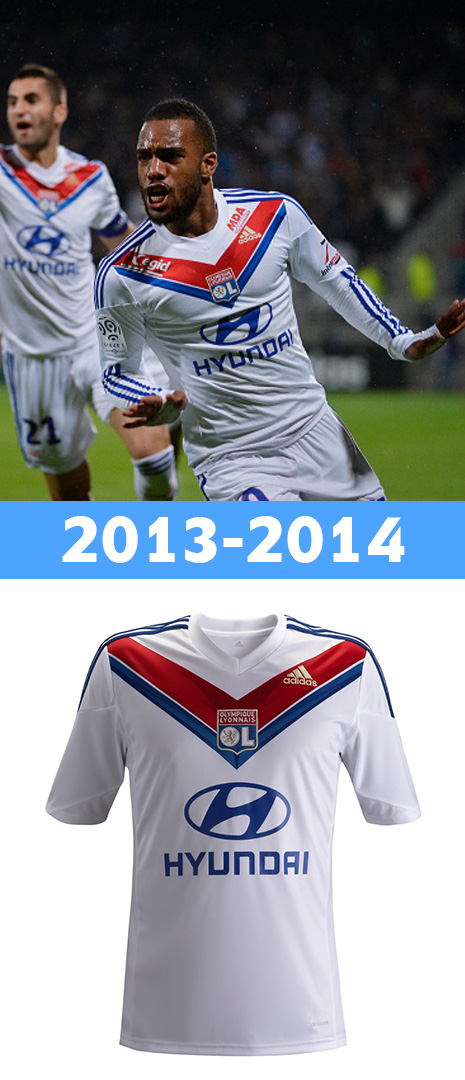 Maillot Domicile Olympique lyonnais 2013-2014