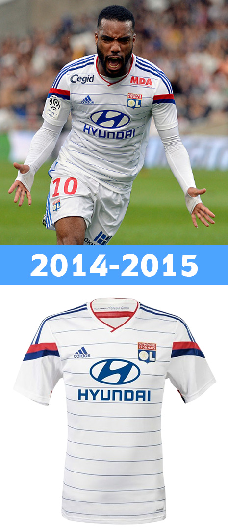 Maillot Domicile Olympique lyonnais 2014-2015