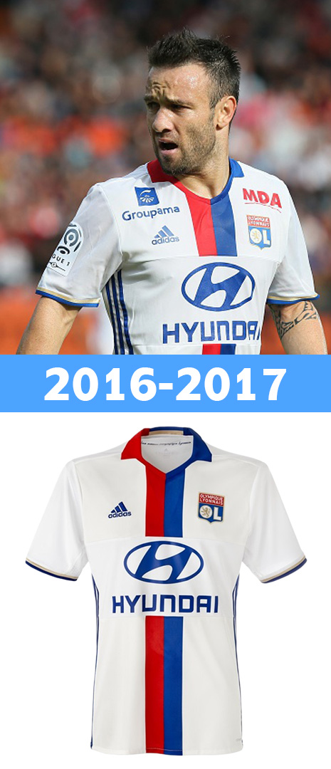 Maillot Domicile Olympique lyonnais 2016-2017