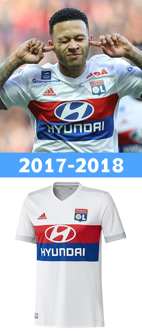 Maillot Domicile Olympique lyonnais 2017-2018