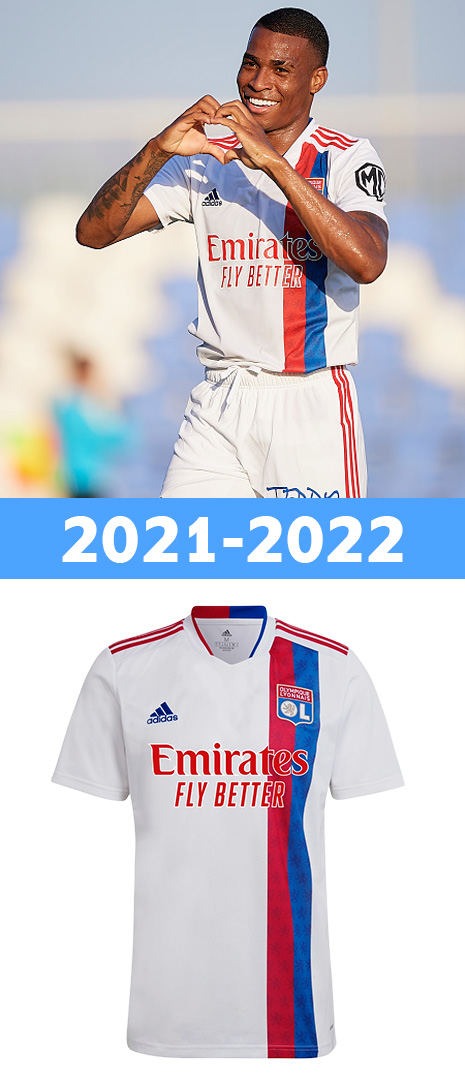 Maillot Domicile Olympique lyonnais 2021-2022