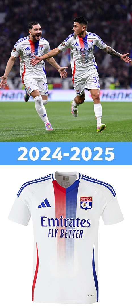 Maillot Domicile Olympique lyonnais 2024-2025