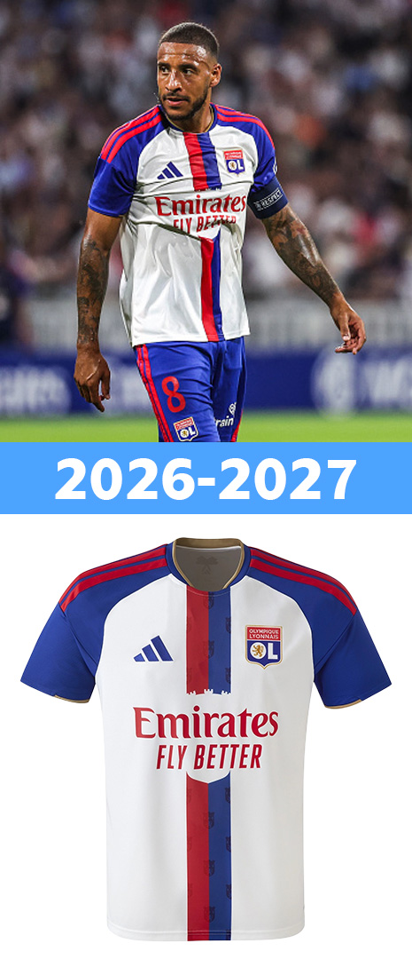 Maillot Domicile Olympique lyonnais 2026-2027