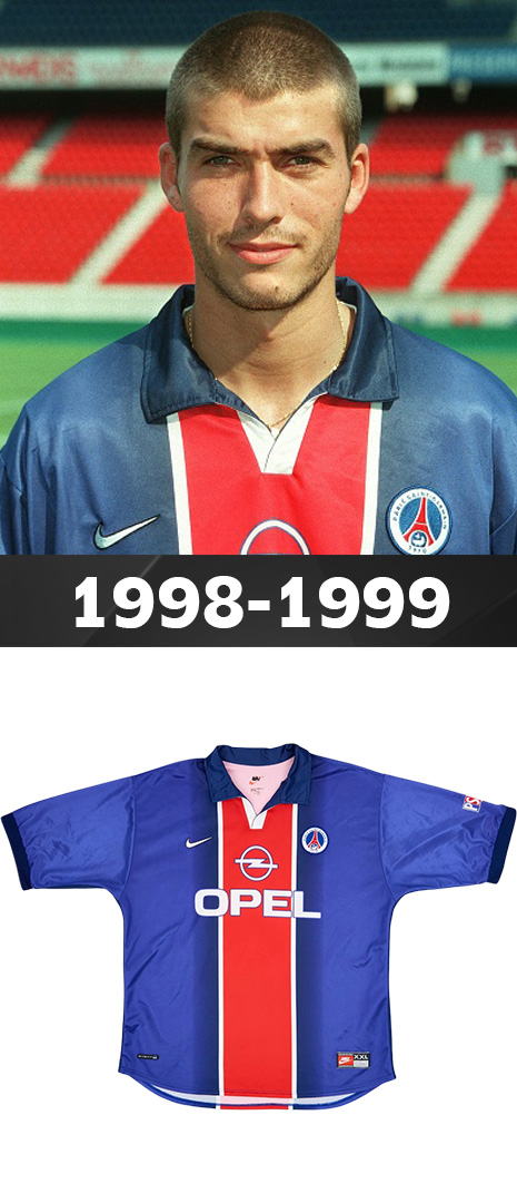 Maillot Domicile Paris Saint Germain 1998-1999
