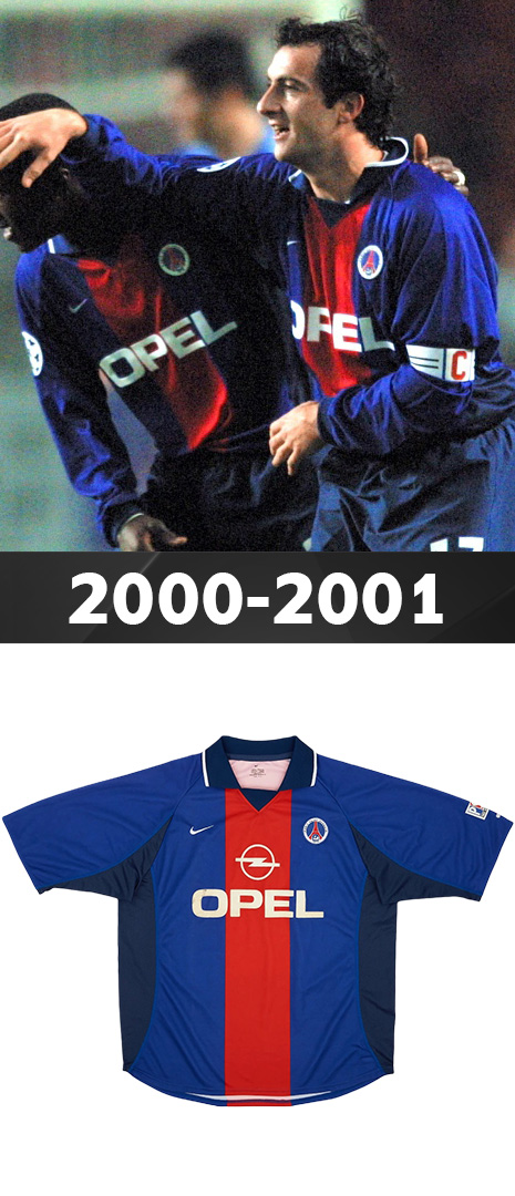 Maillot Domicile Paris Saint Germain 2000-2001
