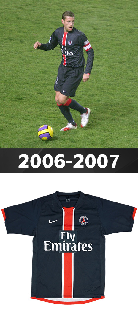 Maillot Domicile Paris Saint Germain 2006-2007