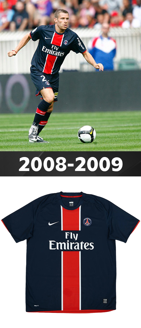 Maillot Domicile Paris Saint Germain 2008-2009