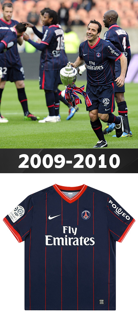 Maillot Domicile Paris Saint Germain 2009-2010