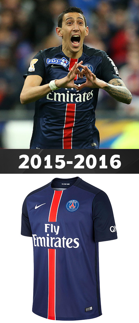 Maillot Domicile Paris Saint Germain 2015-2016