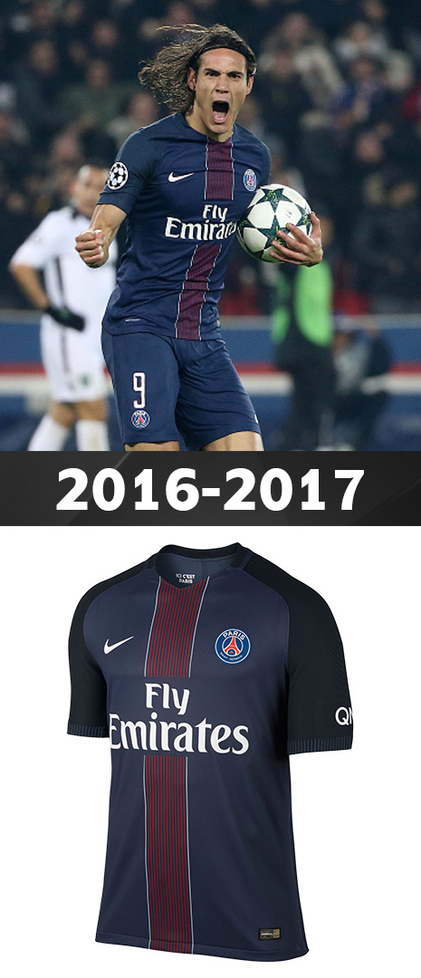 Maillot Domicile Paris Saint Germain 2016-2017