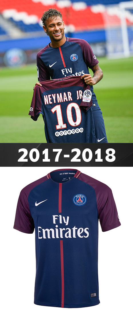 Maillot Domicile Paris Saint Germain 2017-2018