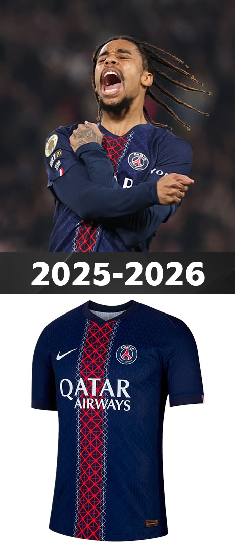 Maillot Paris Saint Germain 2025-2026 Domicile