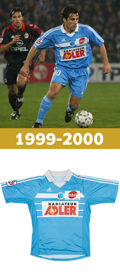 Maillot Domicile Racing Strasbourg 1999-2000