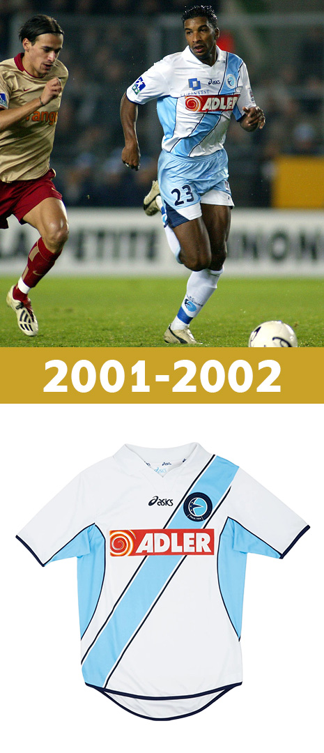 Maillot Domicile Racing Strasbourg 2001-2002