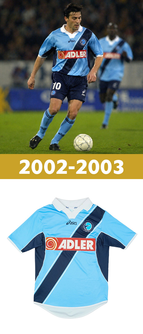 Maillot Domicile Racing Strasbourg 2002-2003