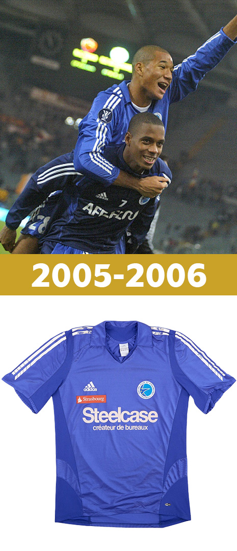 Maillot Domicile Racing Strasbourg 2005-2006