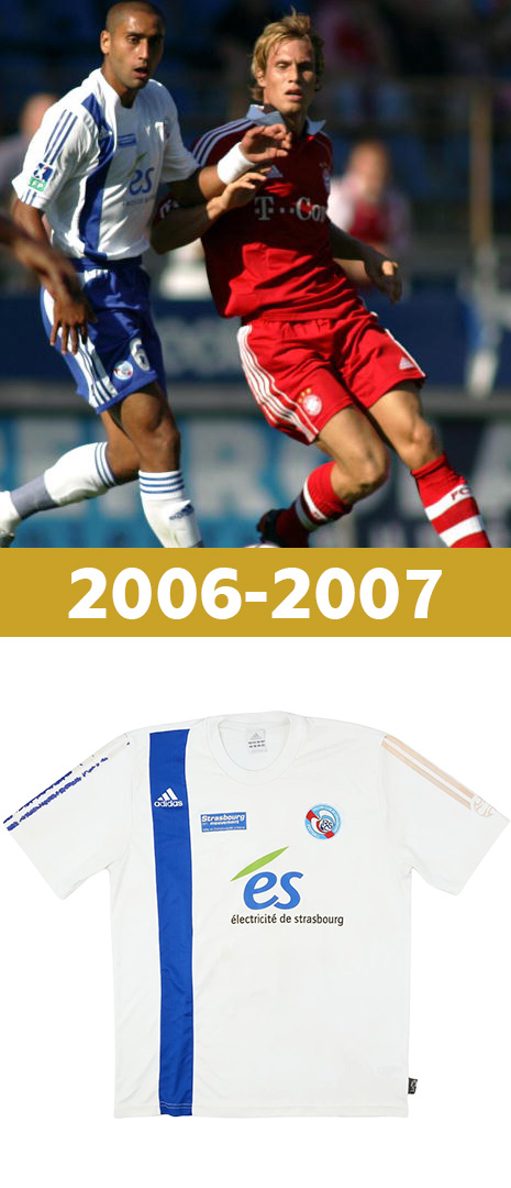 Maillot Domicile Racing Strasbourg 2006-2007