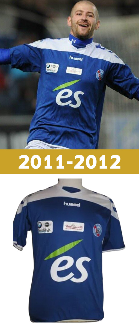Maillot Domicile Racing Strasbourg 2011-2012