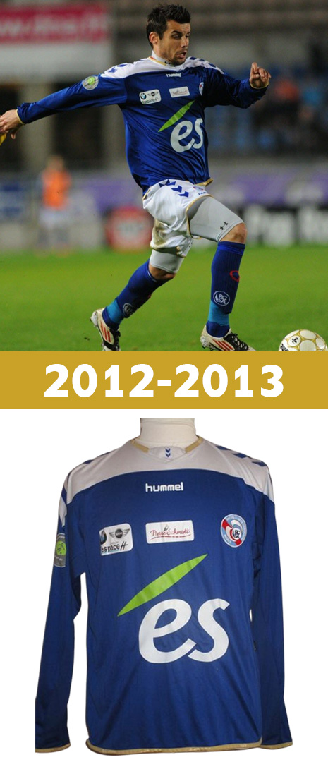 Maillot Domicile Racing Strasbourg 2012-2013