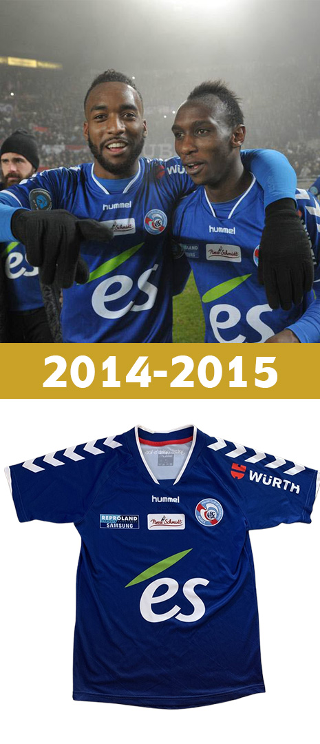 Maillot Domicile Racing Strasbourg 2014-2015