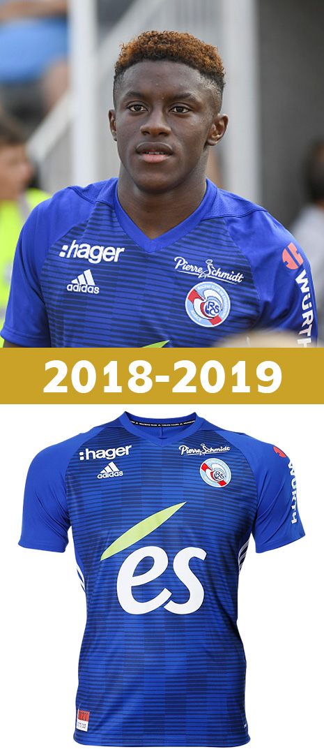 Maillot Domicile Racing Strasbourg 2018-2019