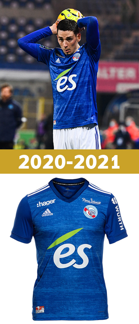 Maillot Domicile Racing Strasbourg 2020-2021