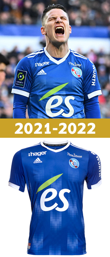 Maillot Domicile Racing Strasbourg 2021-2022