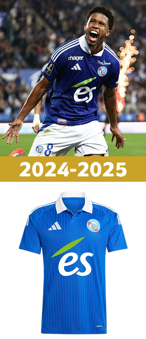 Maillot Domicile Racing Strasbourg 2024-2025