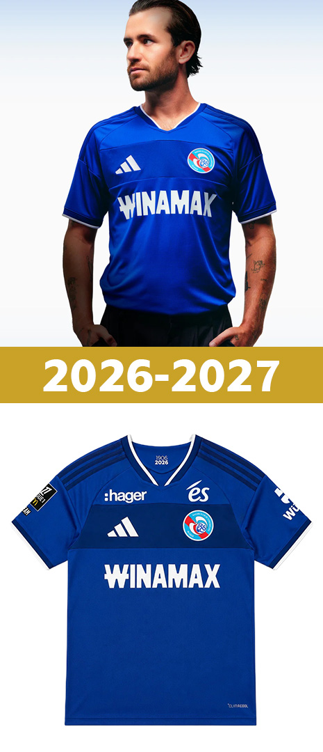 Maillot Domicile Racing Strasbourg 2026-2027