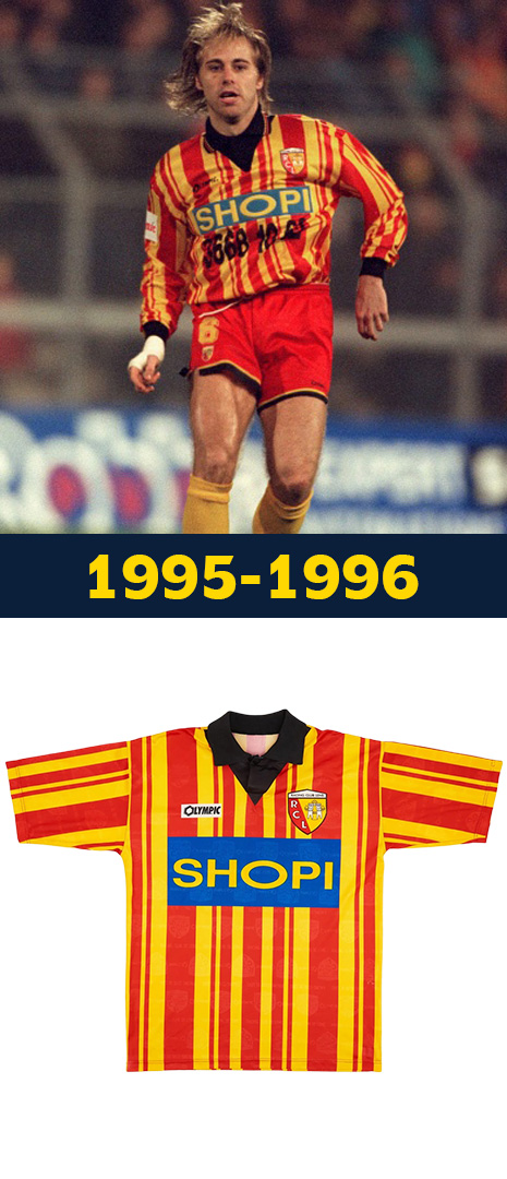 Maillot Domicile RC Lens 1995-1996