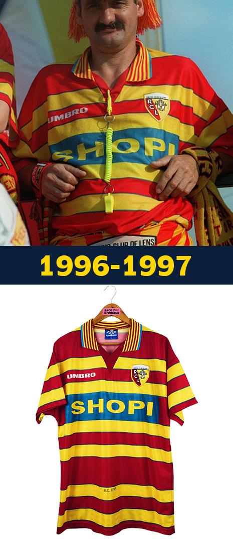 Maillot Domicile RC Lens 1996-1997