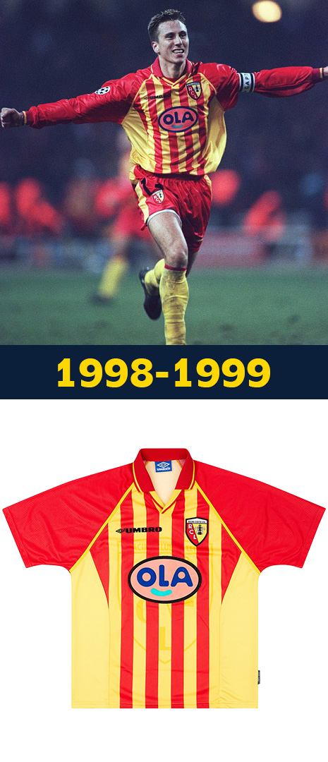 Maillot Domicile RC Lens 1998-1999
