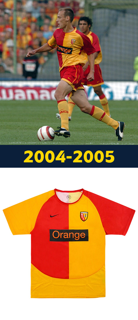 Maillot Domicile RC Lens 2004-2005