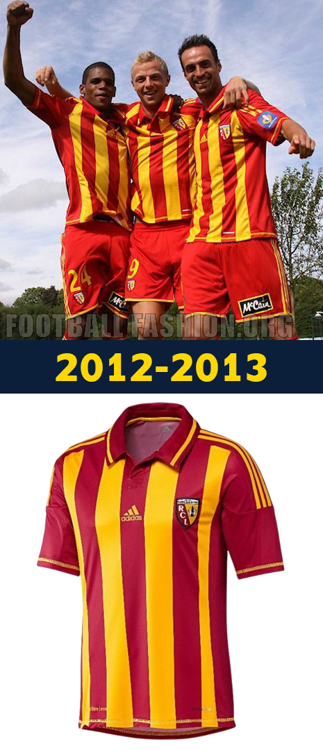 Maillot Domicile RC Lens 2012-2013