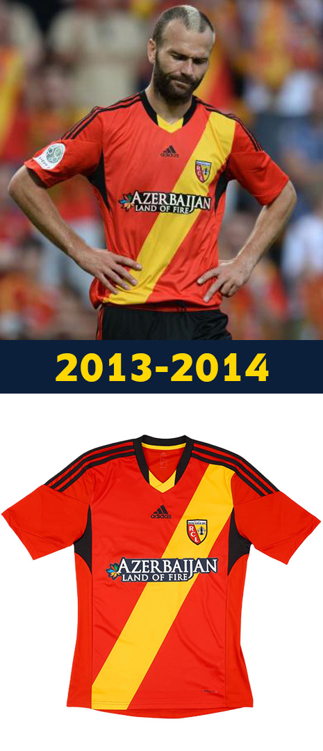 Maillot Domicile RC Lens 2013-2014