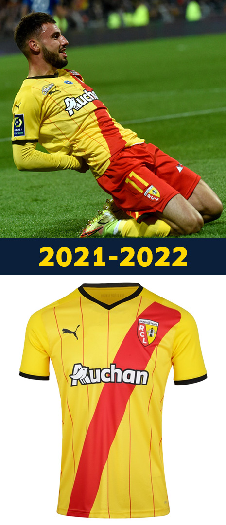 Maillot Domicile RC Lens 2021-2022