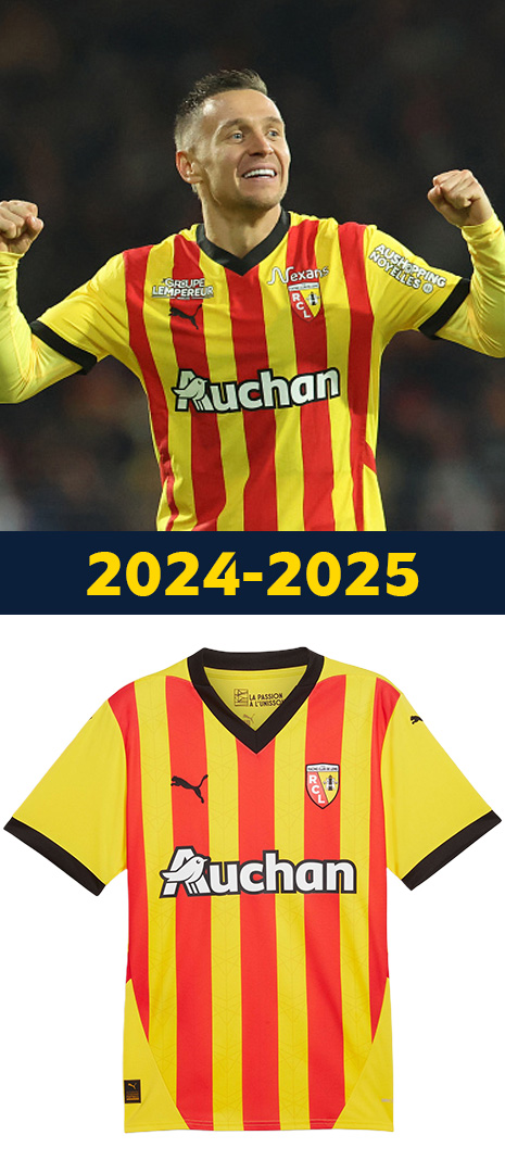 Maillot Domicile RC Lens 2024-2025