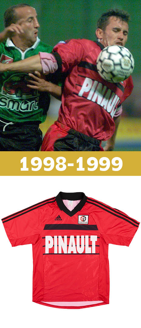 Maillot Domicile Stade Rennais 1998-1999