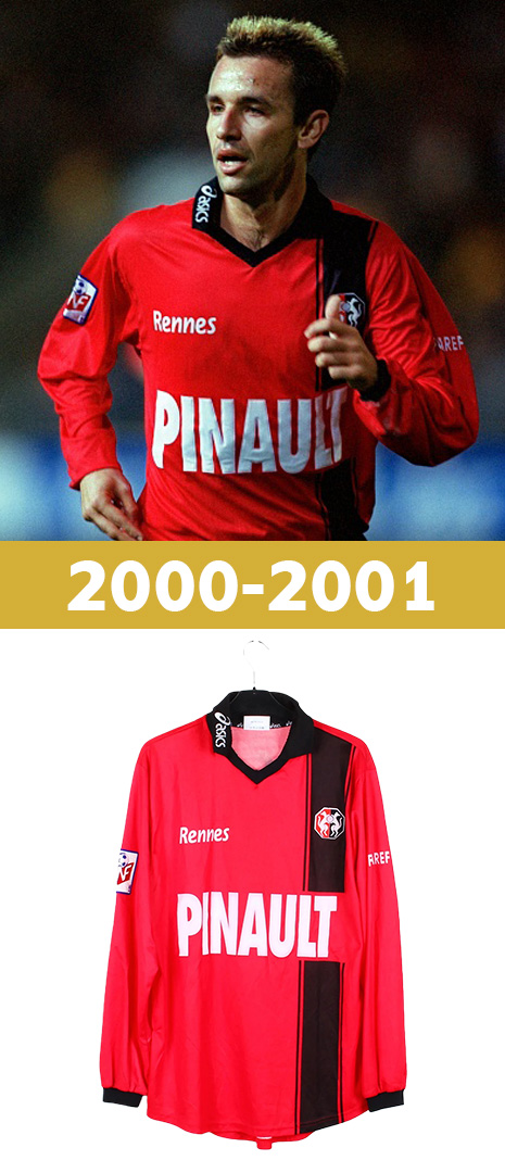 Maillot Domicile Stade Rennais 2000-2001